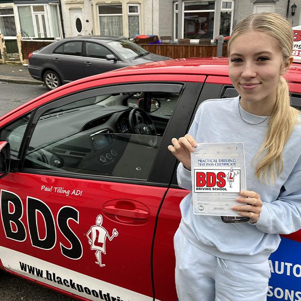 Another First Time Pass with BDS Driving School.