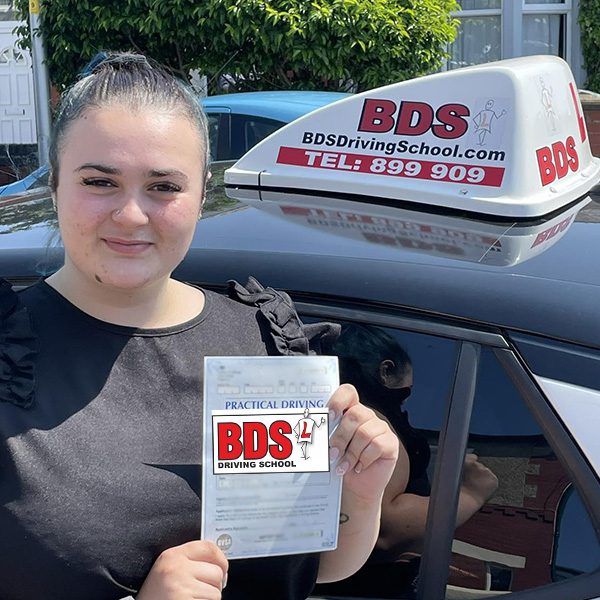 Another first-time pass with BDS Driving School.